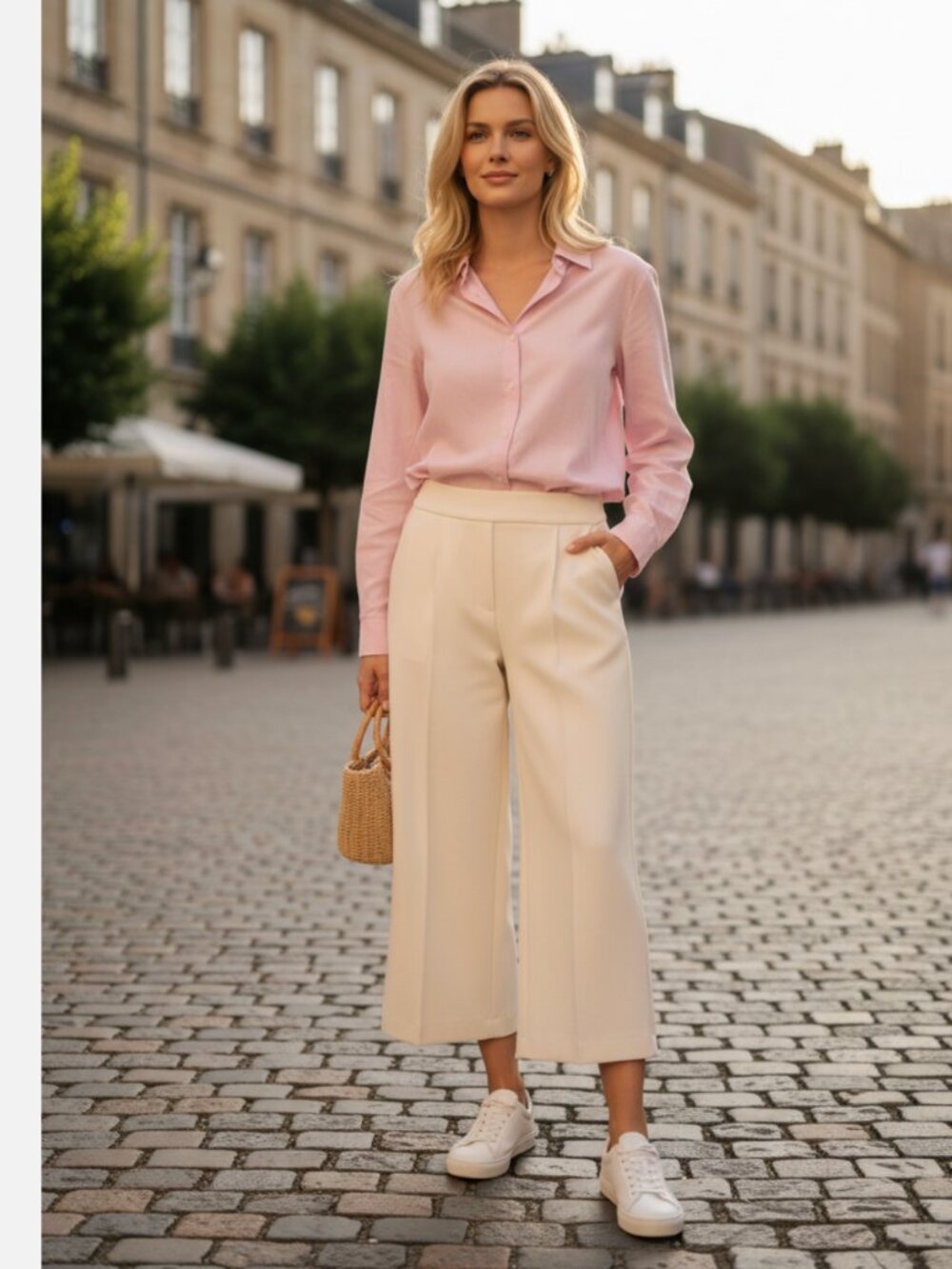NWT $158 Masai Copenhagen Piana Pintuck Pleat Pull-On Pants XX-Large, WHITECAP